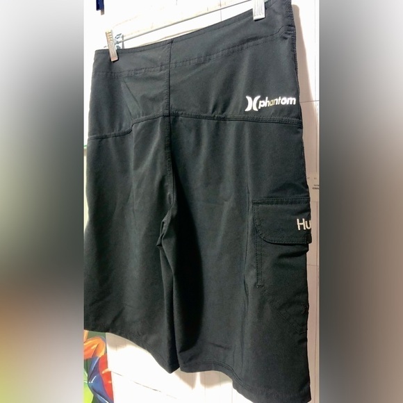 🎯Hurley Black Silver Phantom One & Only Board Shorts - Picture 15 of 16